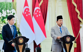 presiden-prabowo-subianto-sambut-kunjungan-perdana-menteri-singapura-di-istana-merdeka