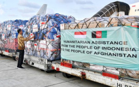 pelepasan-bantuan-kemanusiaan-untuk-papua-nugini-dan-afganistan-oleh-presiden-jokowi